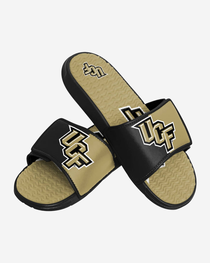 UCF Knights Colorblock Big Logo Gel Slide FOCO - FOCO.com