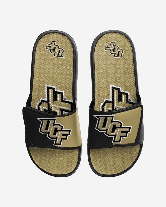 UCF Knights Colorblock Big Logo Gel Slide FOCO S - FOCO.com