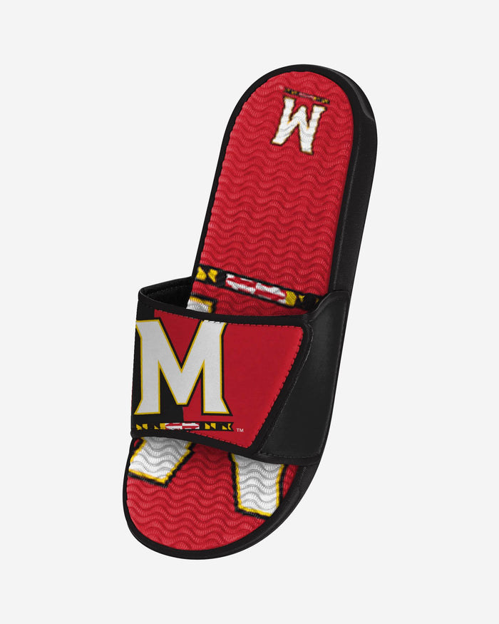 Maryland Terrapins Colorblock Big Logo Gel Slide FOCO - FOCO.com