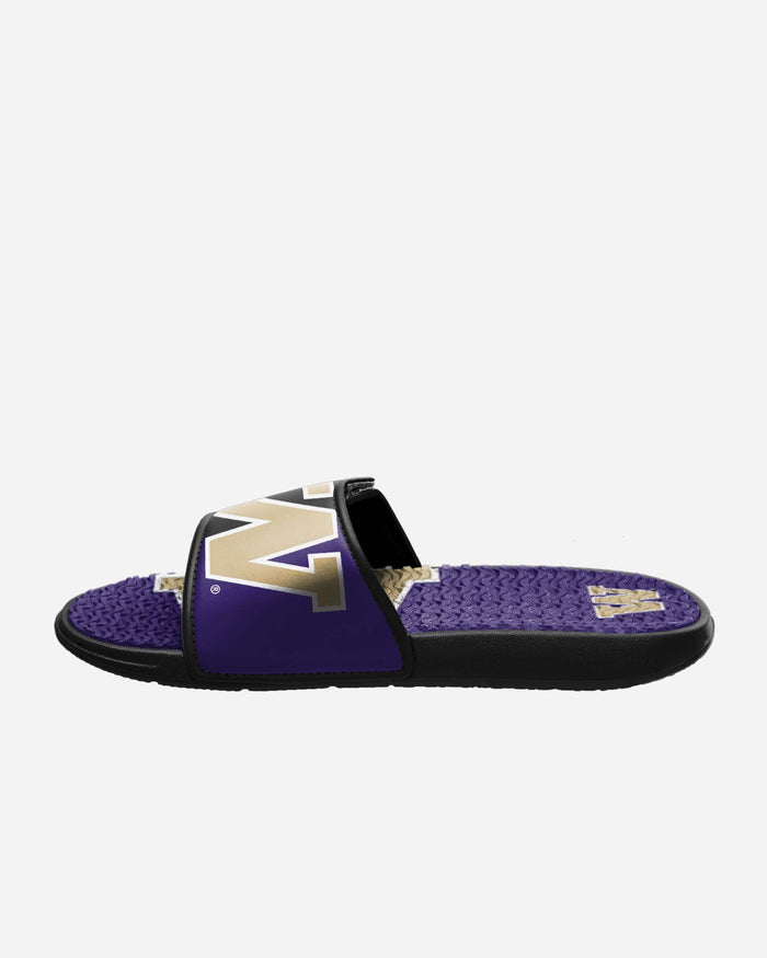 Washington Huskies Colorblock Big Logo Gel Slide FOCO - FOCO.com