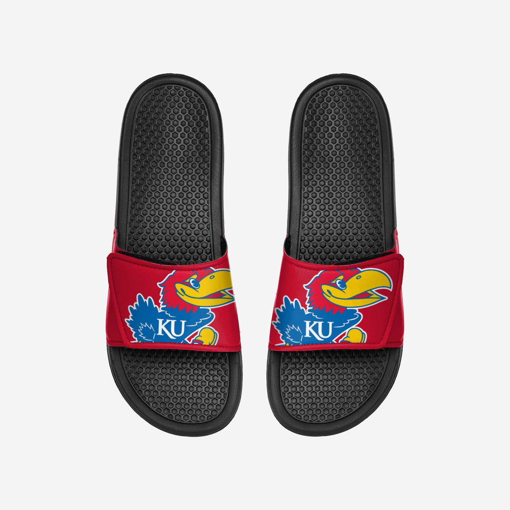 Kansas Jayhawks Cropped Big Logo Slide FOCO S - FOCO.com