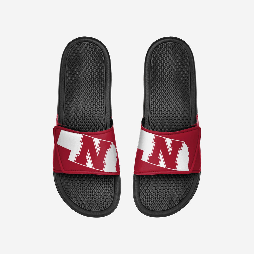 Nebraska Cornhuskers Cropped Big Logo Slide FOCO S - FOCO.com