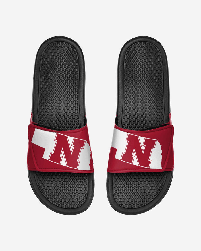 Nebraska Cornhuskers Cropped Big Logo Slide FOCO S - FOCO.com