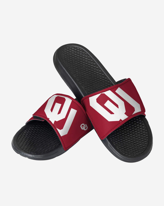 Oklahoma Sooners Cropped Big Logo Slide FOCO - FOCO.com