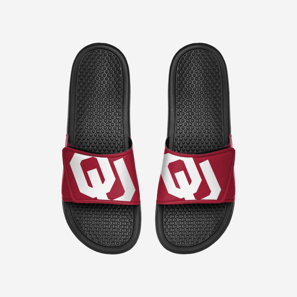 Oklahoma Sooners Cropped Big Logo Slide FOCO S - FOCO.com