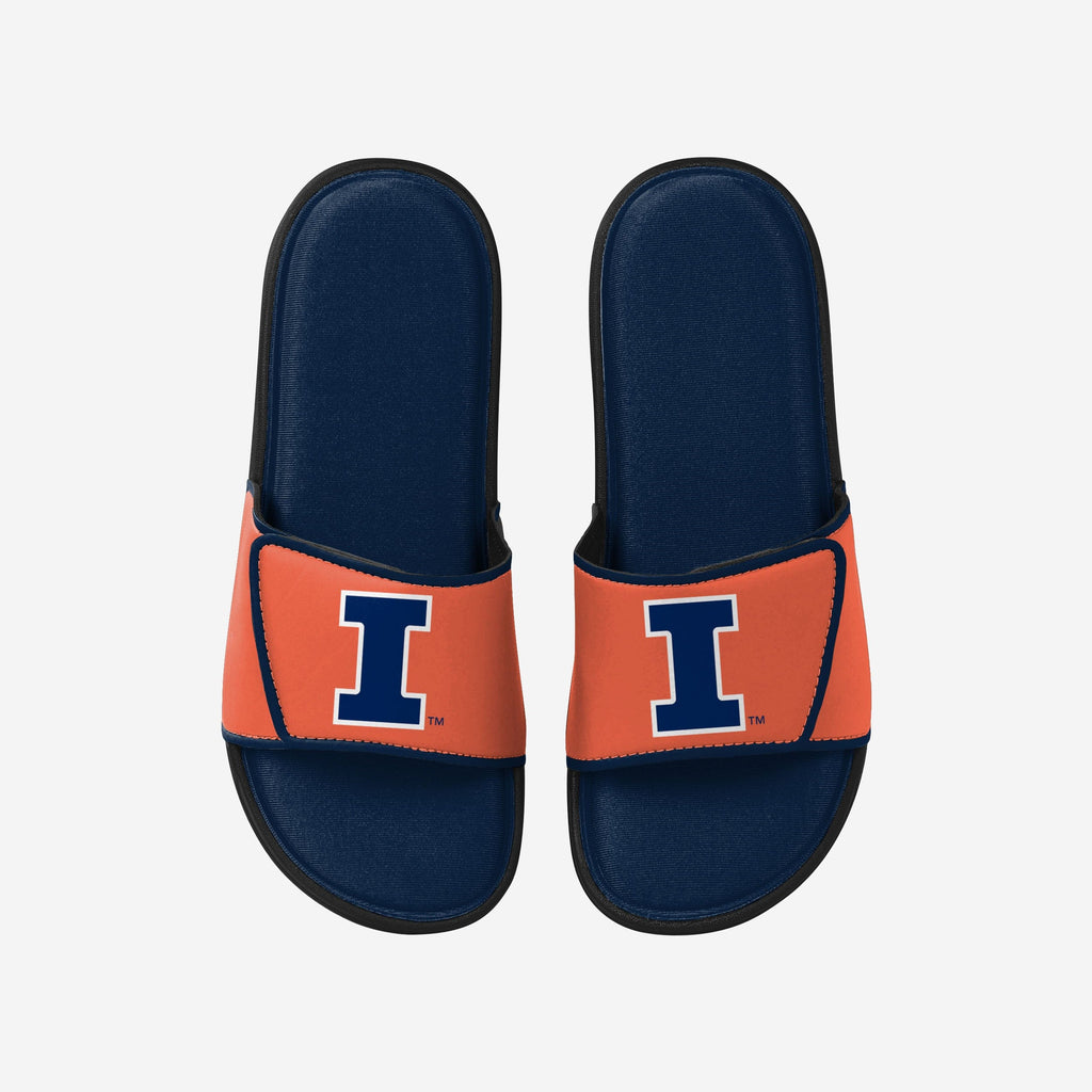 Illinois Fighting Illini Foam Sport Slide FOCO S - FOCO.com