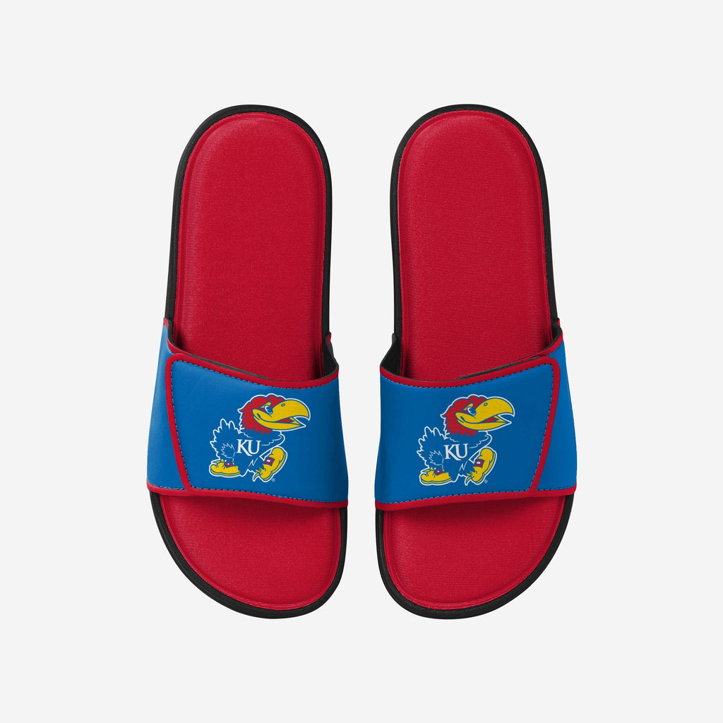 Kansas Jayhawks Foam Sport Slide FOCO S - FOCO.com