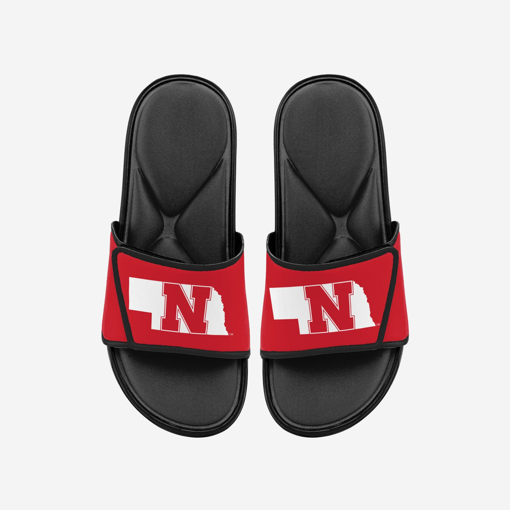 Nebraska Cornhuskers Foam Sport Slide FOCO S - FOCO.com