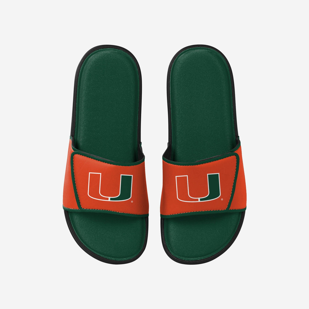 Miami Hurricanes Foam Sport Slide FOCO S - FOCO.com