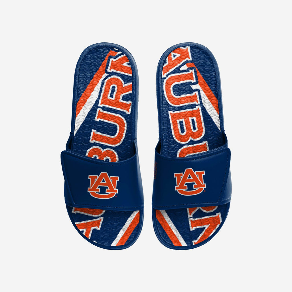 Auburn Tigers Bold Wordmark Gel Slide FOCO S - FOCO.com