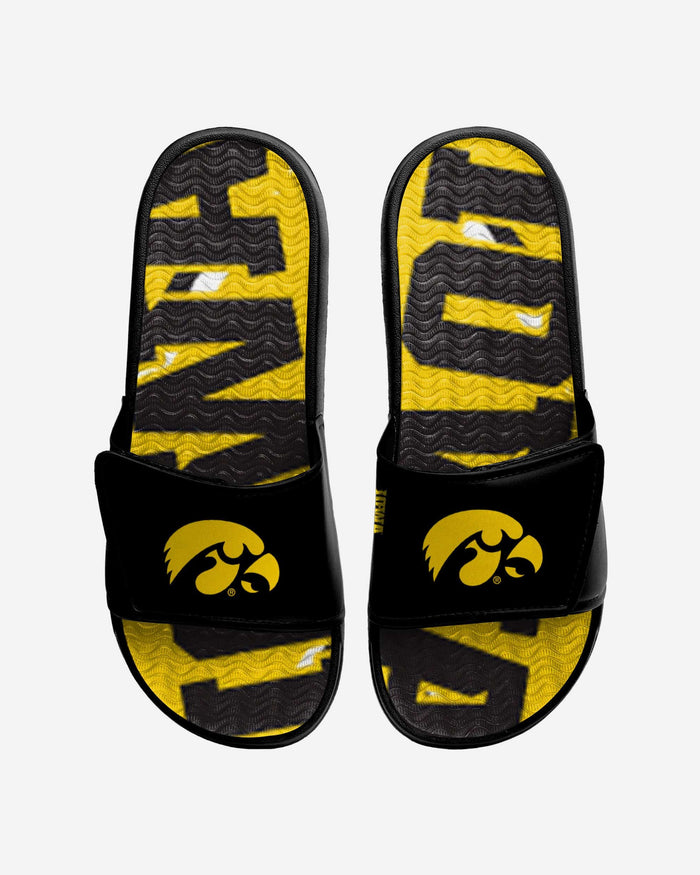 Iowa Hawkeyes Bold Wordmark Gel Slide FOCO S - FOCO.com