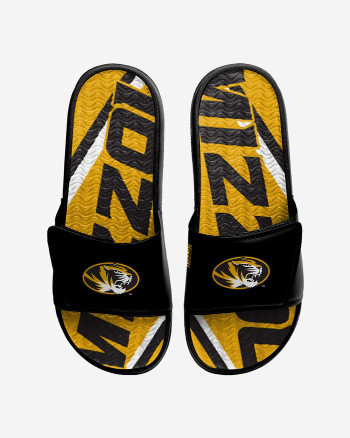 Missouri Tigers Bold Wordmark Gel Slide FOCO S - FOCO.com