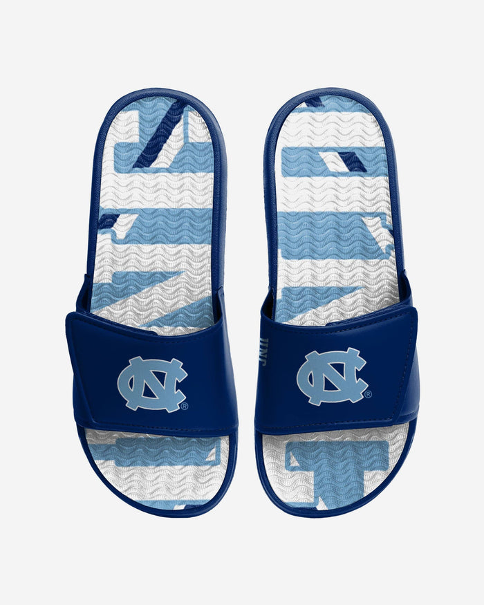 North Carolina Tar Heels Bold Wordmark Gel Slide FOCO S - FOCO.com