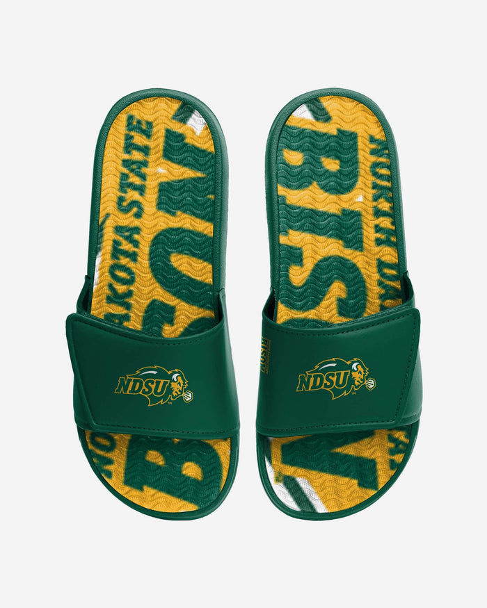 North Dakota State Bison Bold Wordmark Gel Slide FOCO S - FOCO.com