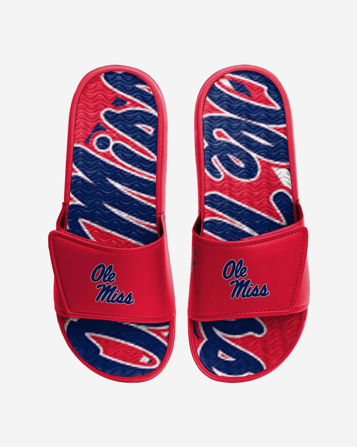 Ole Miss Rebels Bold Wordmark Gel Slide FOCO S - FOCO.com