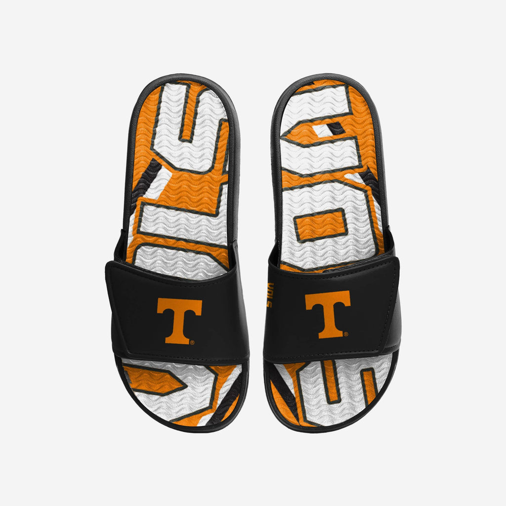 Tennessee Volunteers Bold Wordmark Gel Slide FOCO S - FOCO.com