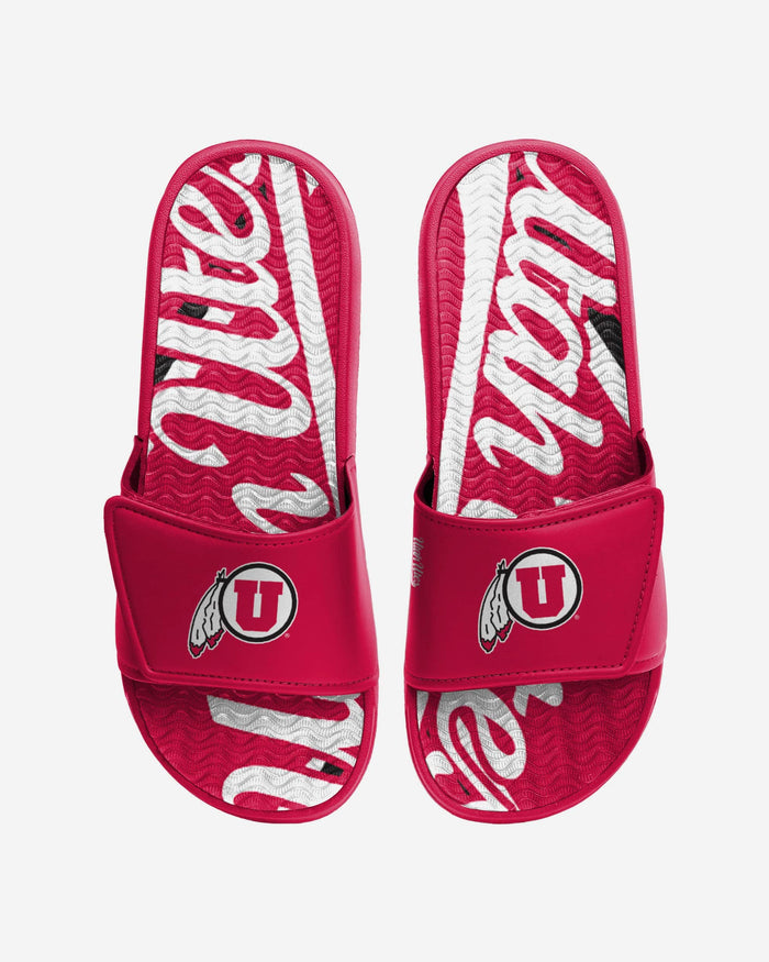 Utah Utes Bold Wordmark Gel Slide FOCO S - FOCO.com