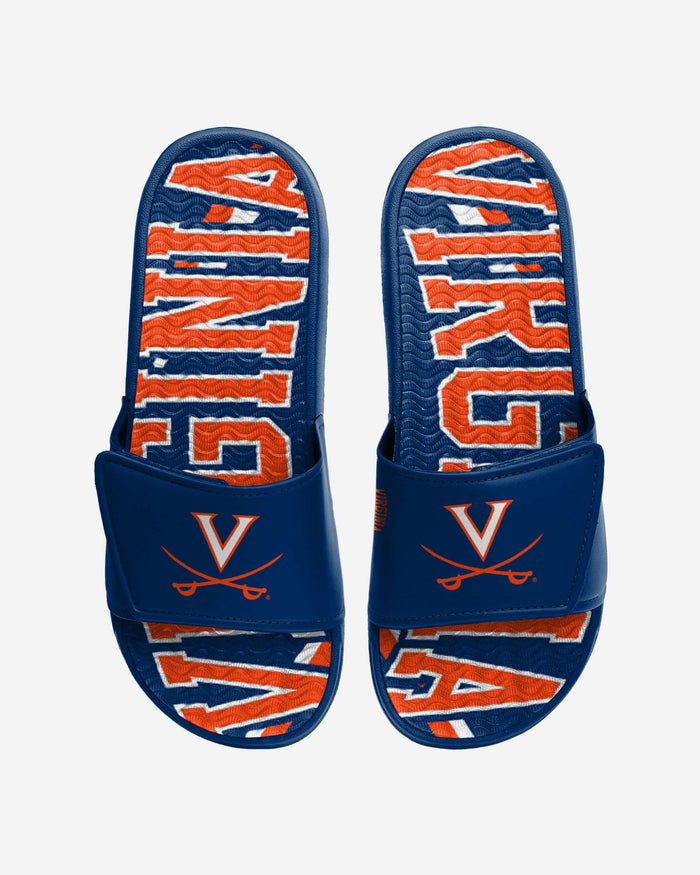 Virginia Cavaliers Bold Wordmark Gel Slide FOCO S - FOCO.com