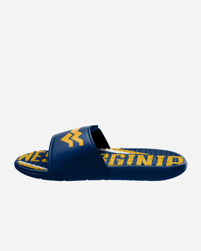 West Virginia Mountaineers Bold Wordmark Gel Slide FOCO - FOCO.com