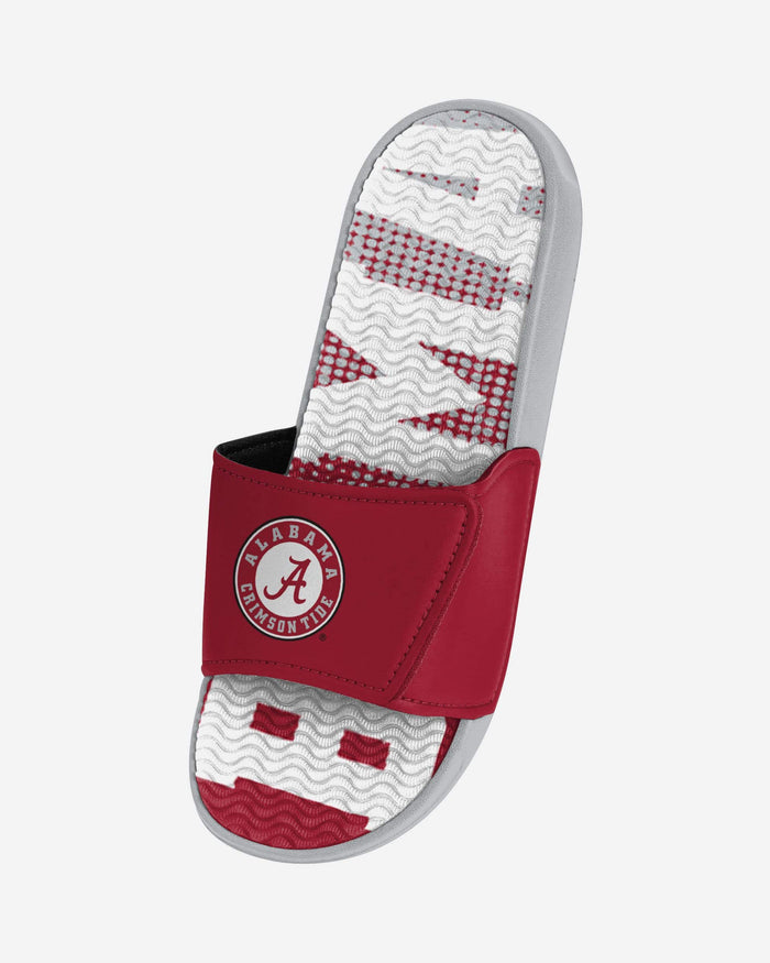 Alabama Crimson Tide Gradient Wordmark Gel Slide FOCO - FOCO.com