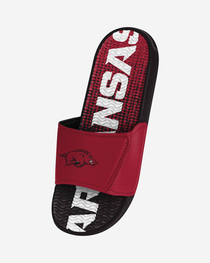 Arkansas Razorbacks Gradient Wordmark Gel Slide FOCO - FOCO.com