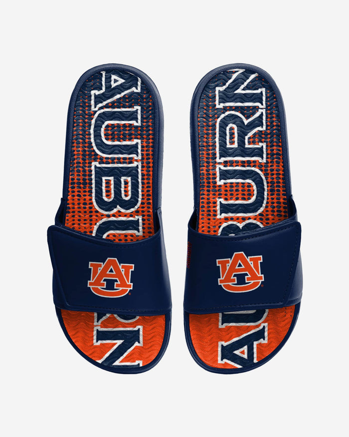 Auburn Tigers Gradient Wordmark Gel Slide FOCO S - FOCO.com