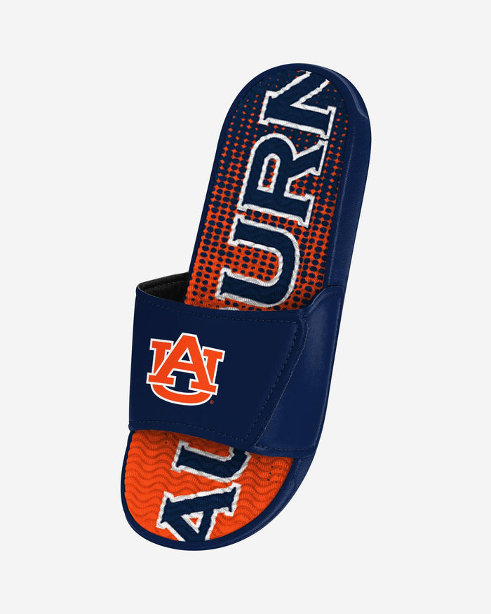 Auburn Tigers Gradient Wordmark Gel Slide FOCO - FOCO.com