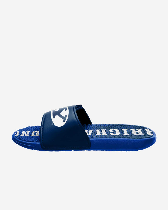 BYU Cougars Gradient Wordmark Gel Slide FOCO - FOCO.com