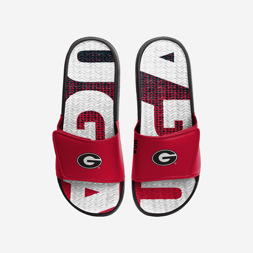 Georgia Bulldogs Gradient Wordmark Gel Slide FOCO S - FOCO.com