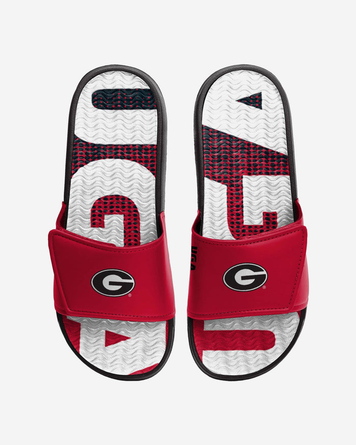 Georgia Bulldogs Gradient Wordmark Gel Slide FOCO S - FOCO.com