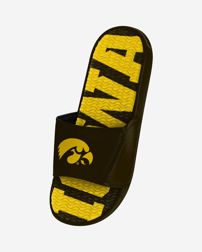 Iowa Hawkeyes Gradient Wordmark Gel Slide FOCO - FOCO.com