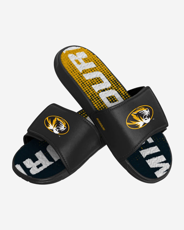 Missouri Tigers Gradient Wordmark Gel Slide FOCO - FOCO.com