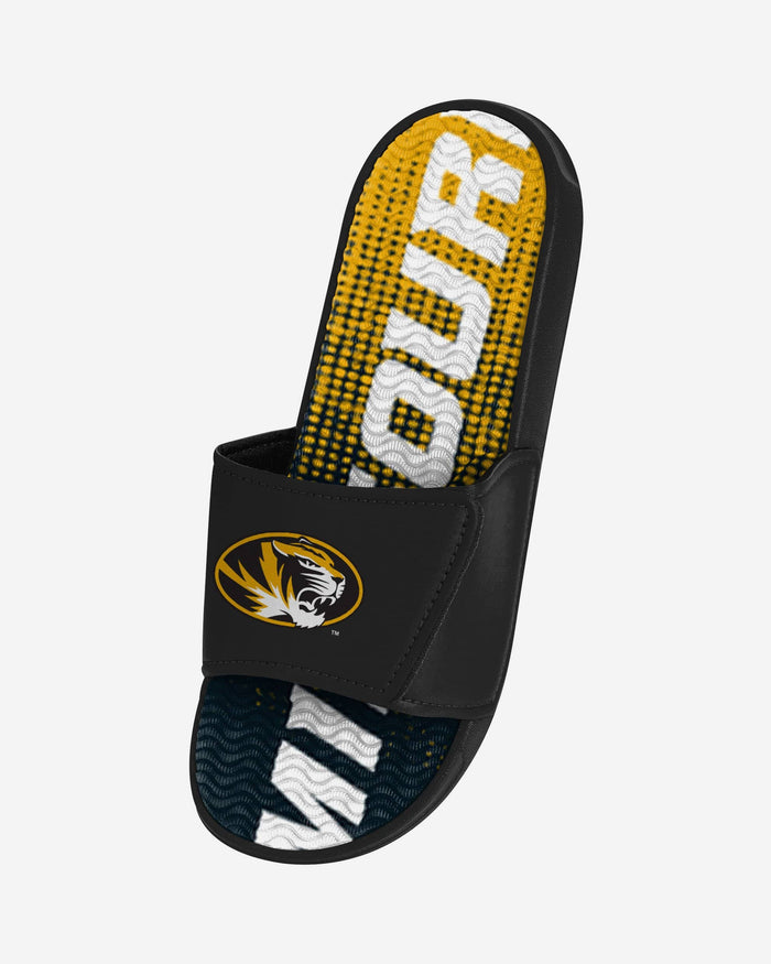 Missouri Tigers Gradient Wordmark Gel Slide FOCO - FOCO.com