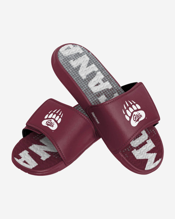 Montana Grizzlies Gradient Wordmark Gel Slide FOCO - FOCO.com