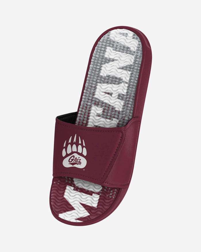 Montana Grizzlies Gradient Wordmark Gel Slide FOCO - FOCO.com