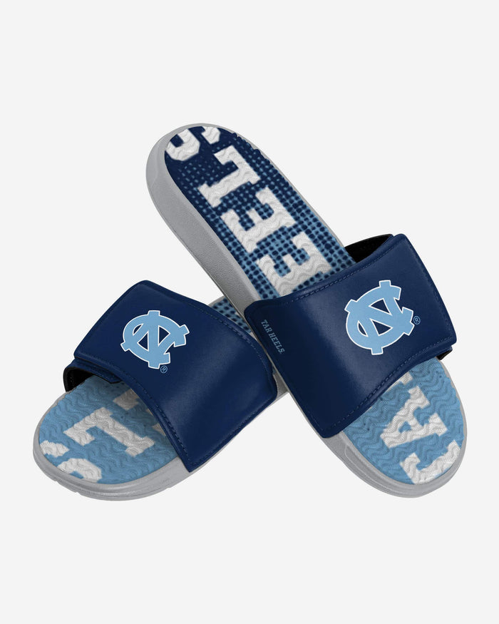 North Carolina Tar Heels Gradient Wordmark Gel Slide FOCO - FOCO.com