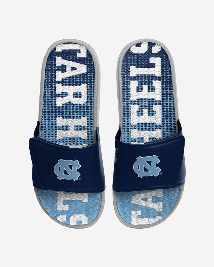 North Carolina Tar Heels Gradient Wordmark Gel Slide FOCO S - FOCO.com