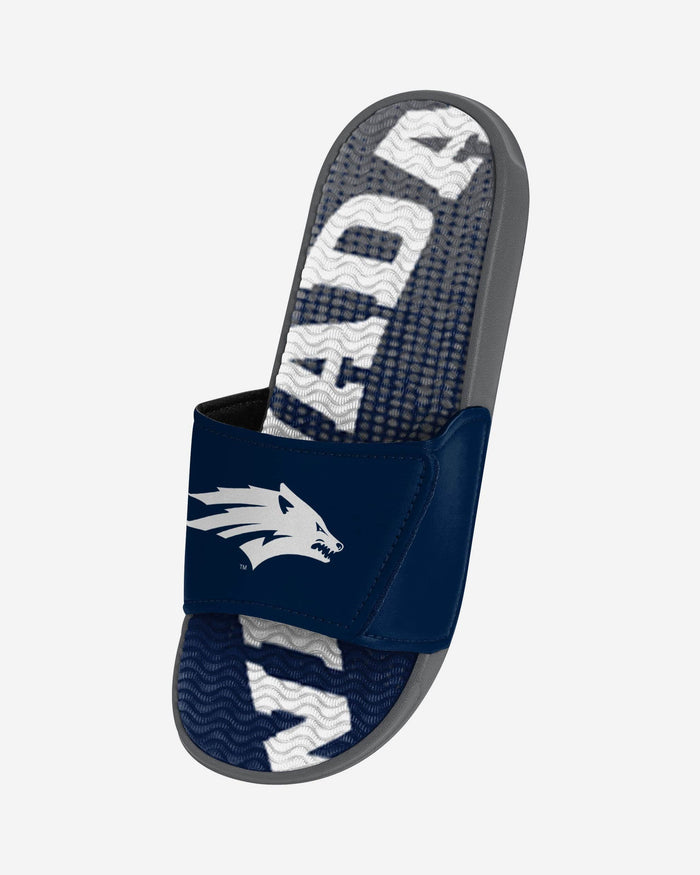 Nevada Wolf Pack Gradient Wordmark Gel Slide FOCO - FOCO.com