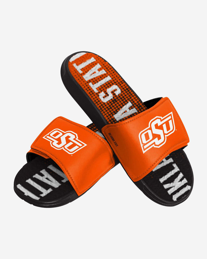 Oklahoma State Cowboys Gradient Wordmark Gel Slide FOCO - FOCO.com