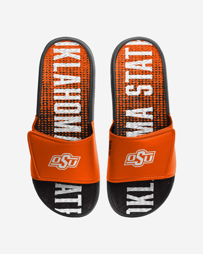 Oklahoma State Cowboys Gradient Wordmark Gel Slide FOCO S - FOCO.com