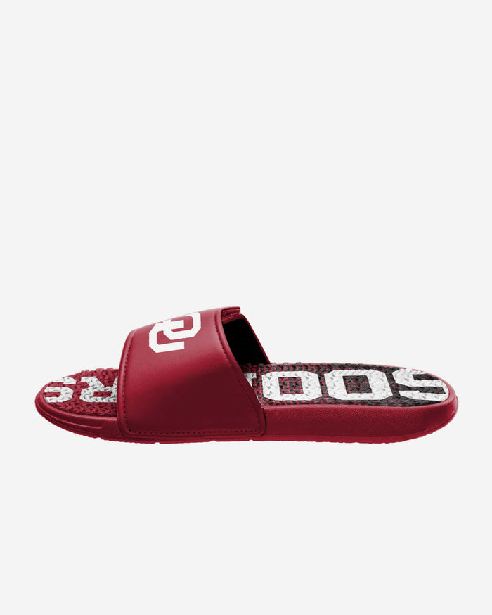 Oklahoma Sooners Gradient Wordmark Gel Slide FOCO - FOCO.com