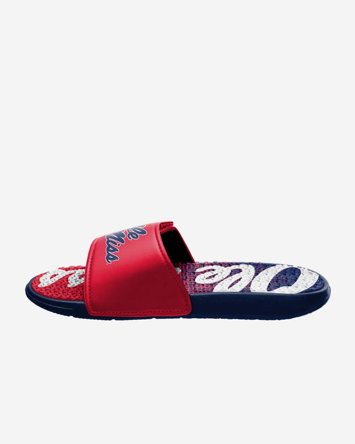 Ole Miss Rebels Gradient Wordmark Gel Slide FOCO - FOCO.com