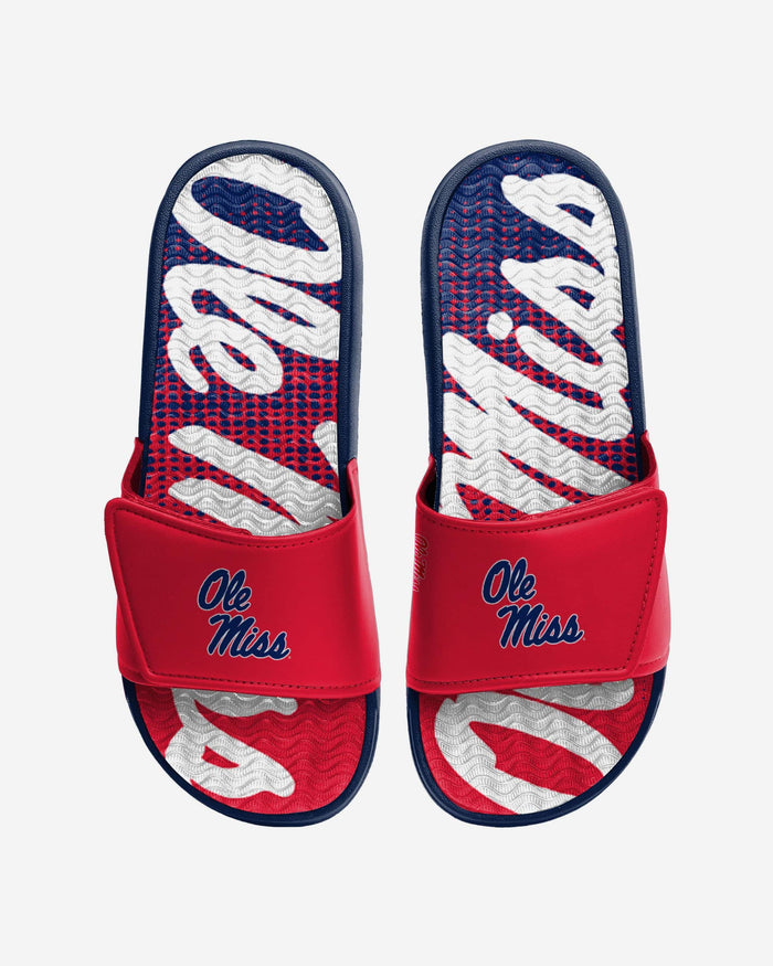 Ole Miss Rebels Gradient Wordmark Gel Slide FOCO S - FOCO.com