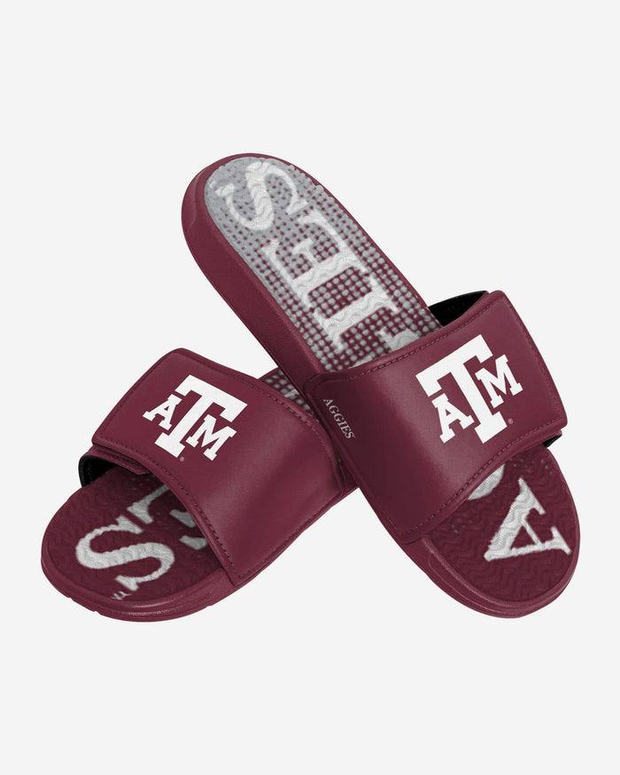 Texas A&M Aggies Gradient Wordmark Gel Slide FOCO - FOCO.com