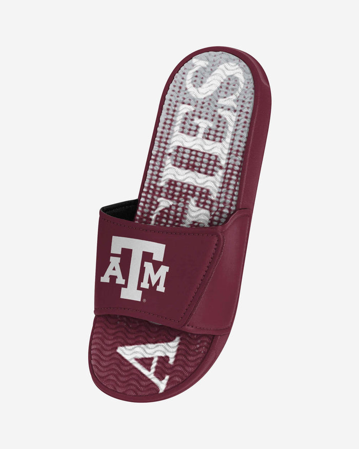 Texas A&M Aggies Gradient Wordmark Gel Slide FOCO - FOCO.com