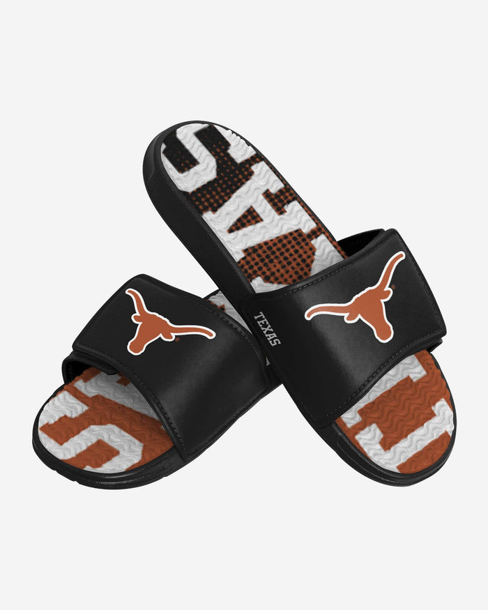 Texas Longhorns Gradient Wordmark Gel Slide FOCO - FOCO.com