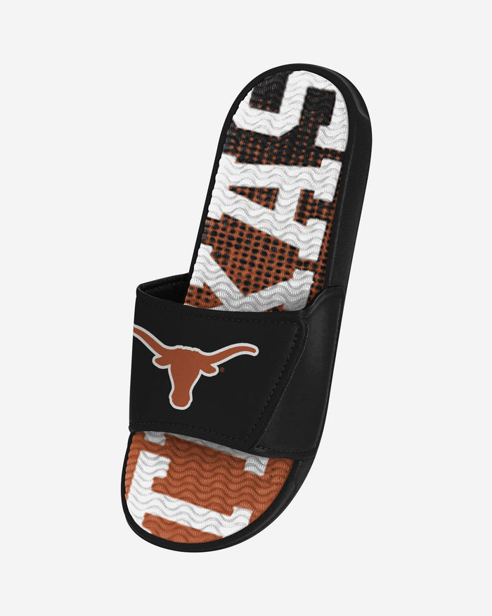 Texas Longhorns Gradient Wordmark Gel Slide FOCO - FOCO.com