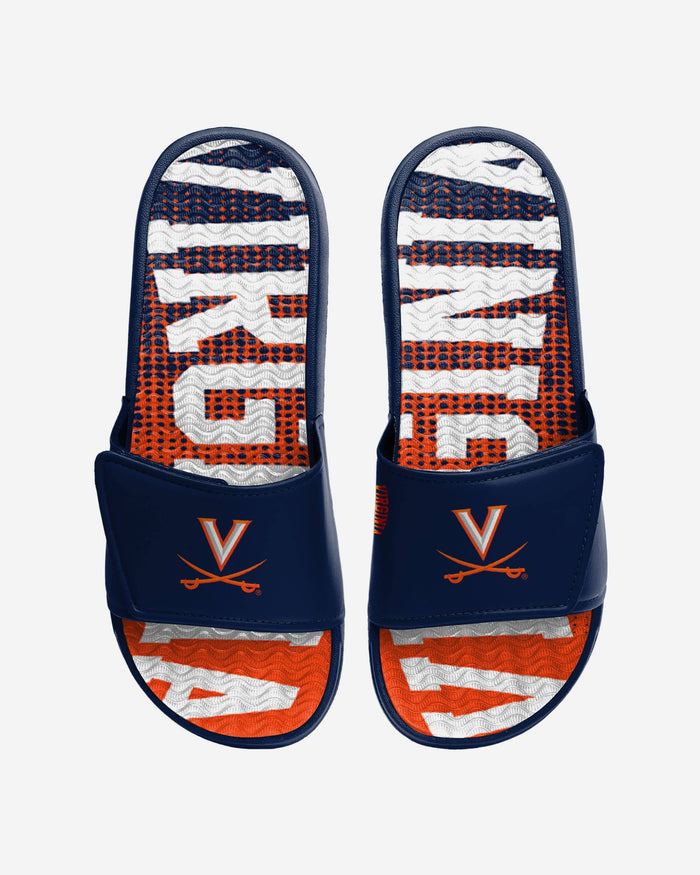 Virginia Cavaliers Gradient Wordmark Gel Slide FOCO S - FOCO.com