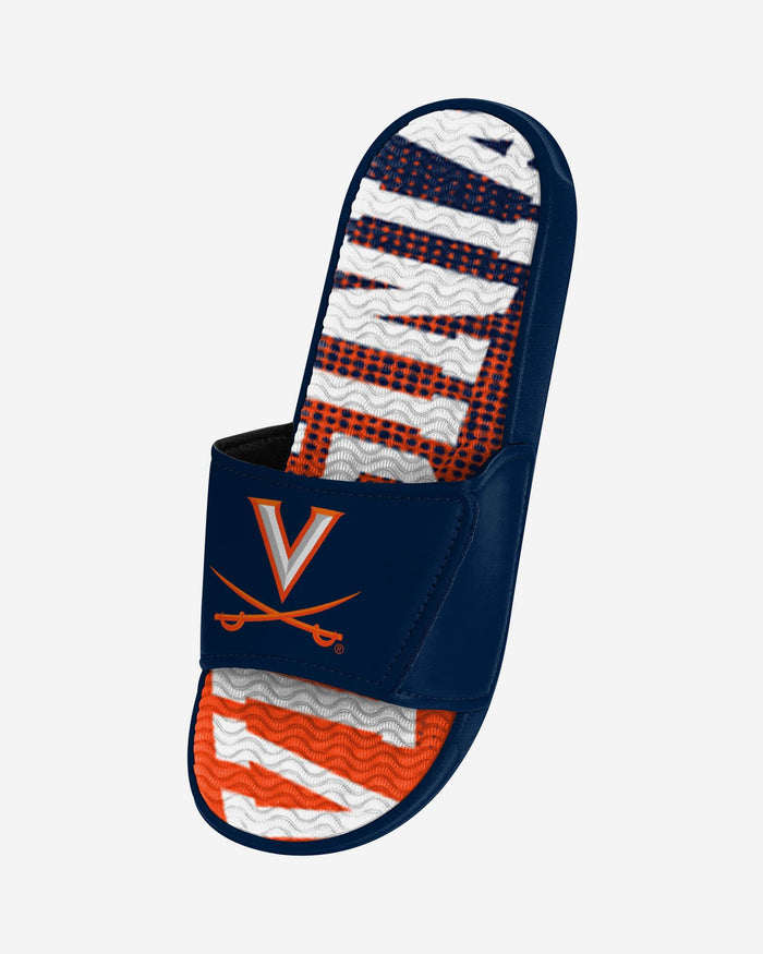 Virginia Cavaliers Gradient Wordmark Gel Slide FOCO - FOCO.com