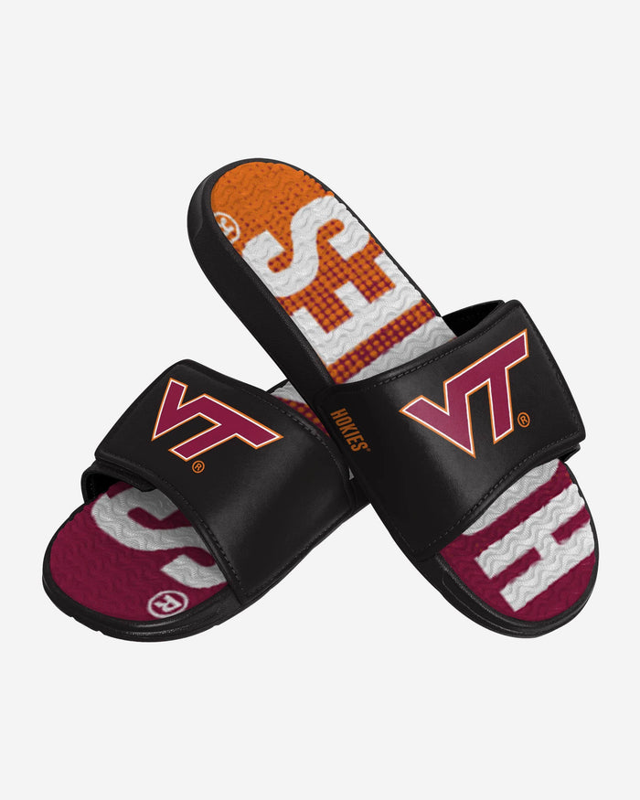 Virginia Tech Hokies Gradient Wordmark Gel Slide FOCO - FOCO.com